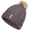 Winter Warm Beanie Hat with Pom